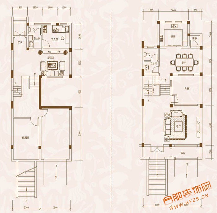 众安·绿色港湾C7 layer：-1~1地下&一层平面4室2厅4卫 218平米.jpg