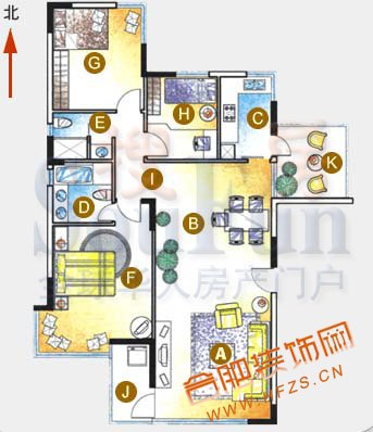 3室2厅1厨2卫 115.39M