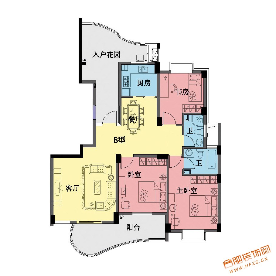 12#13#14#B户型：3室2厅2卫：118.51.jpg